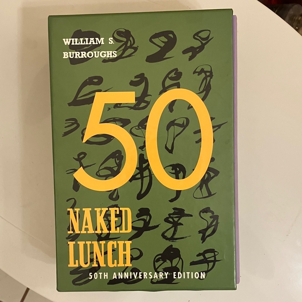 William S. Burroughs 50 NAKED LUNCH Hardback Book
